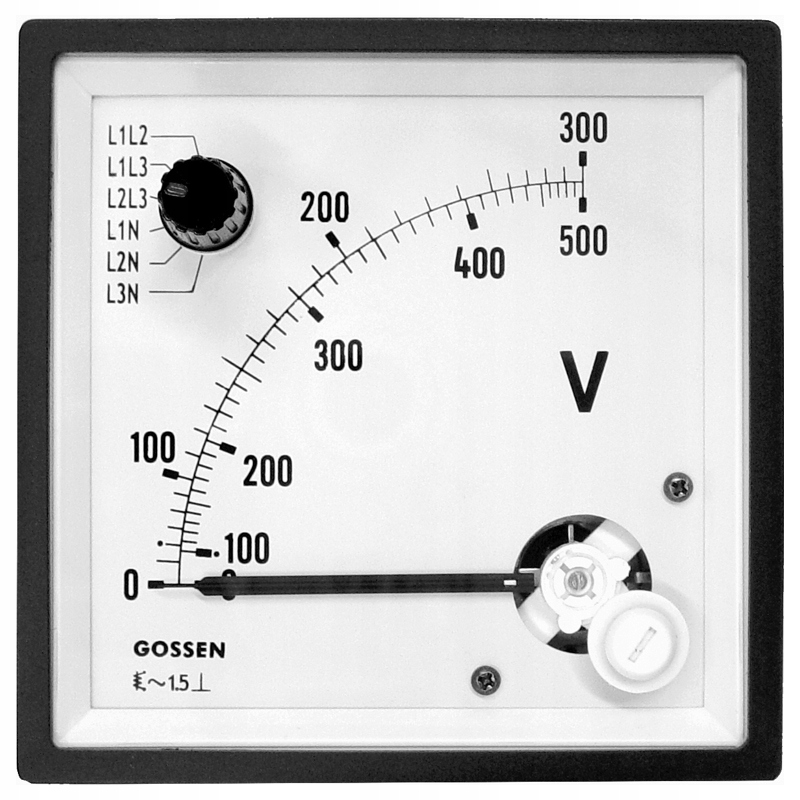 Miernik analogowy tablicowy 500 V, 96500696500