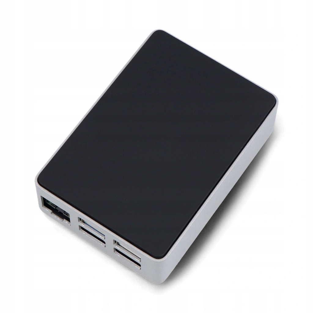 Obudowa do Raspberry Pi 5 - aluminiowa - srebrno-czarna - Flirc