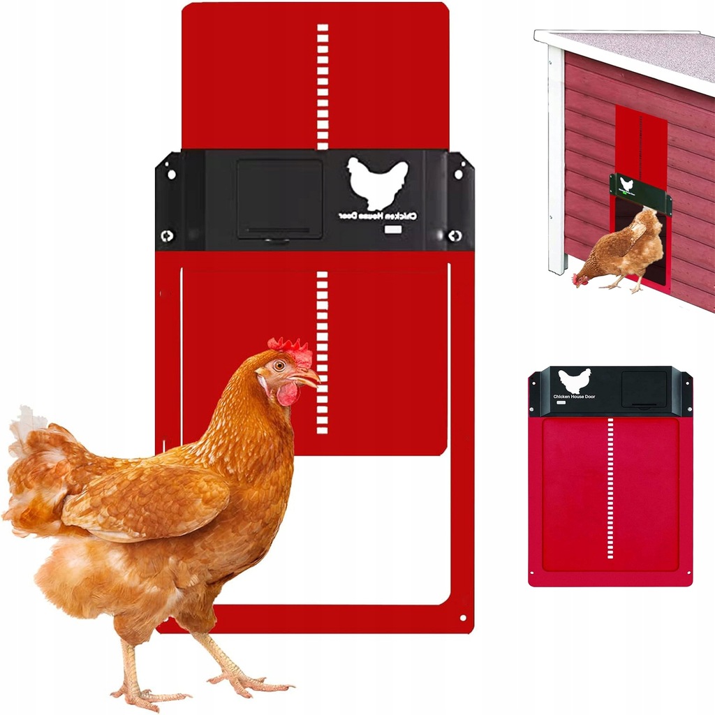 AUTOMATYCZNE DRZWI DO KURNIKA AUTOMATYCZNE OTWIERANIE RANO ZAMYKANIE NA NOC