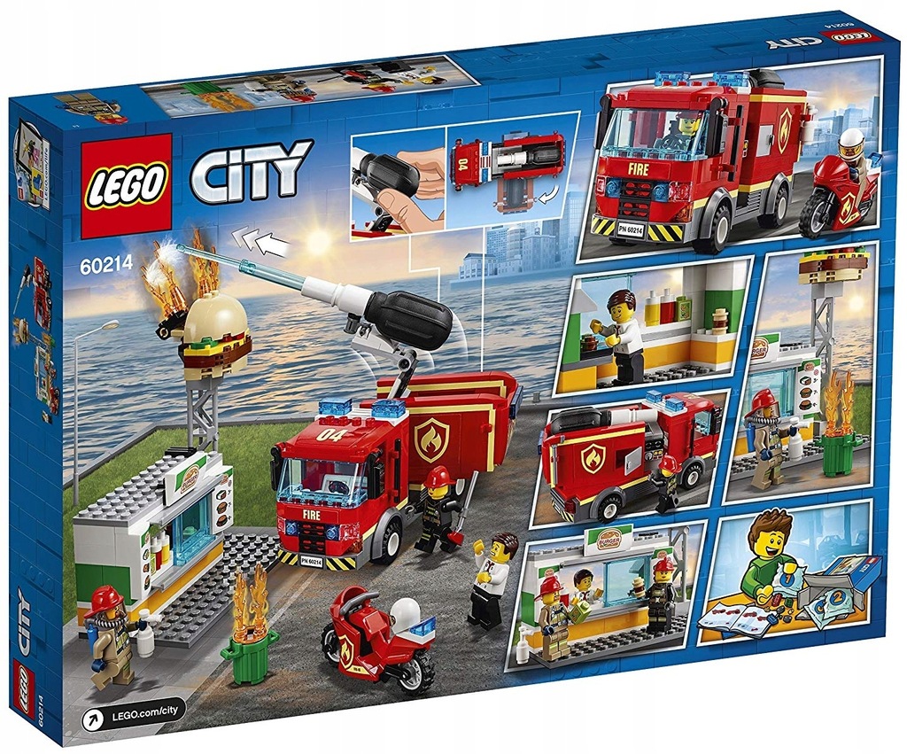 Купить LEGO CITY 60214 ПОЖАРНАЯ МАШИНА ПОЖАРНАЯ ДЕПАРТАМЕНТ: отзывы, фото, характеристики в интерне-магазине Aredi.ru