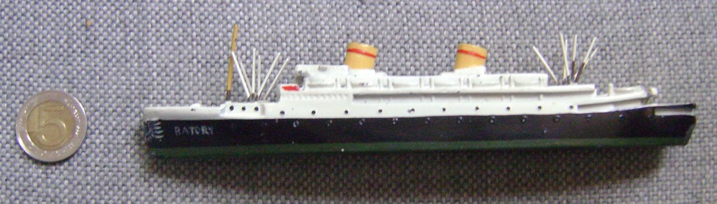 M/S BATORY -metalowy model sprzed 1939 roku