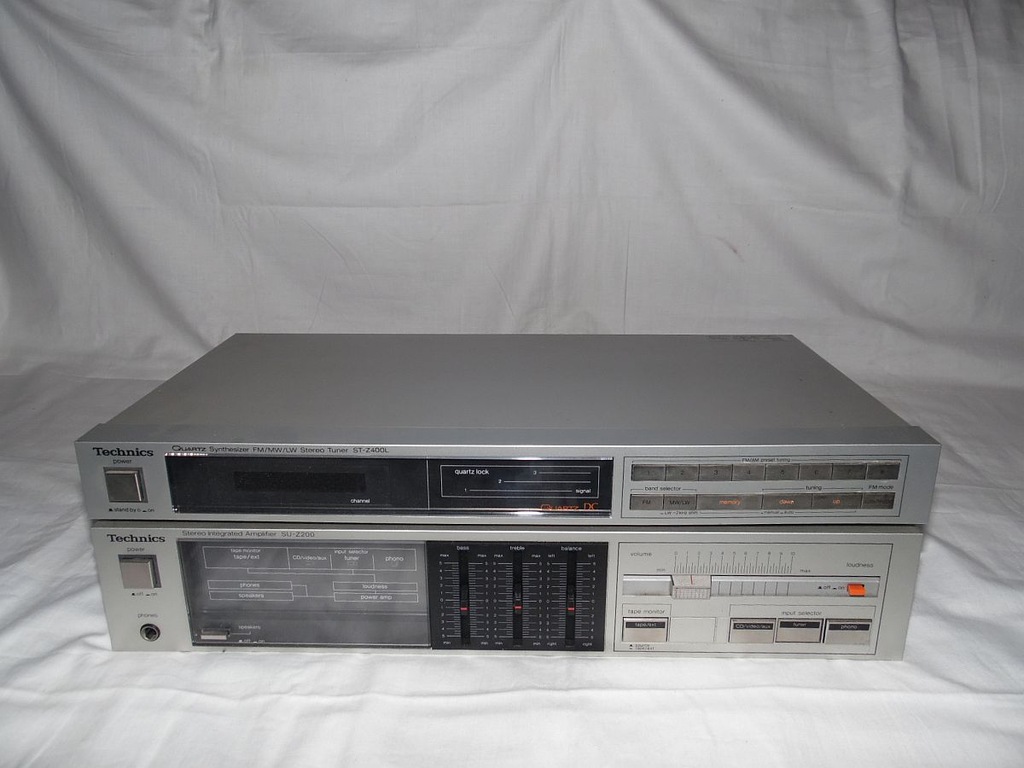 Wzmacniacz Technics SU-Z200 tuner Technics ST-Z400