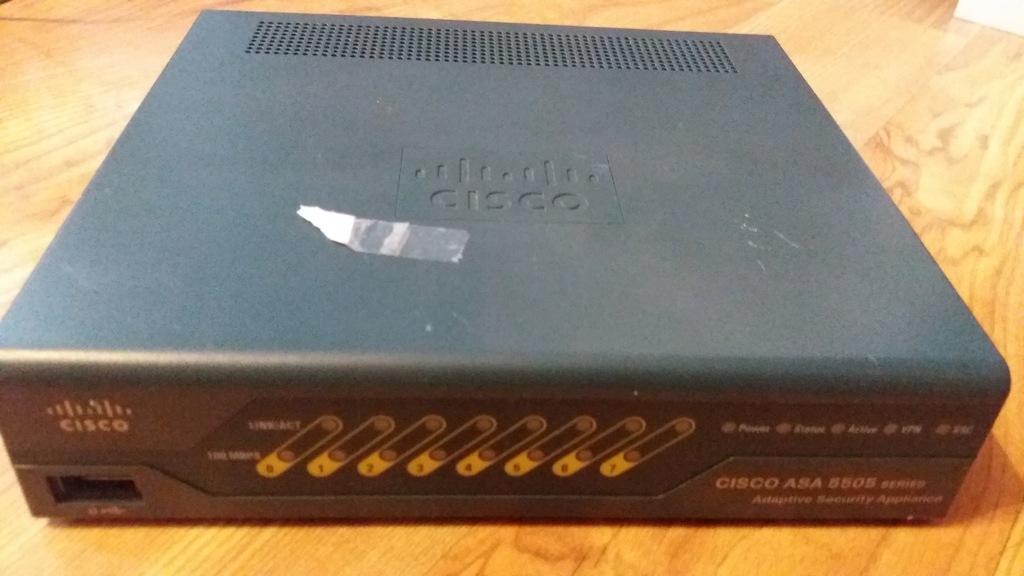 Cisco ASA 5505 ASA5505 Firewall z POE 512RAM 128Mb