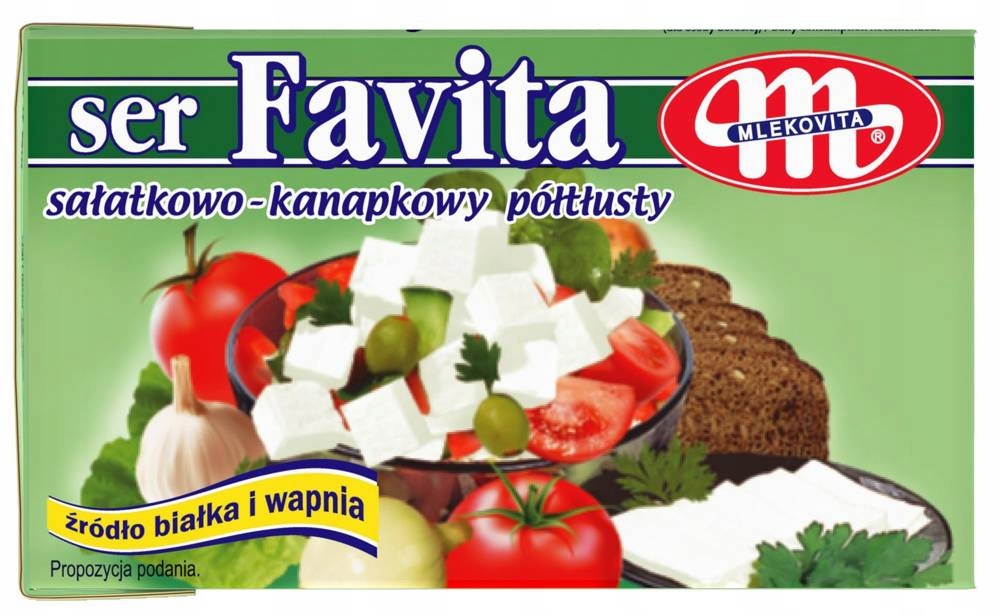 Ser Feta Mlekovit 16% FAVITA do zapiekania sałatek