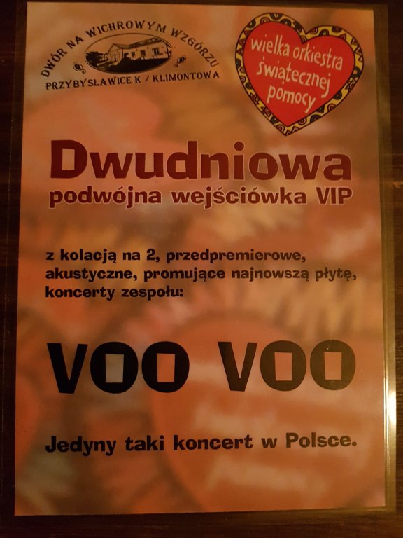 Dwudniowa, podwójna wejściówka VIP  -  VOO VOO