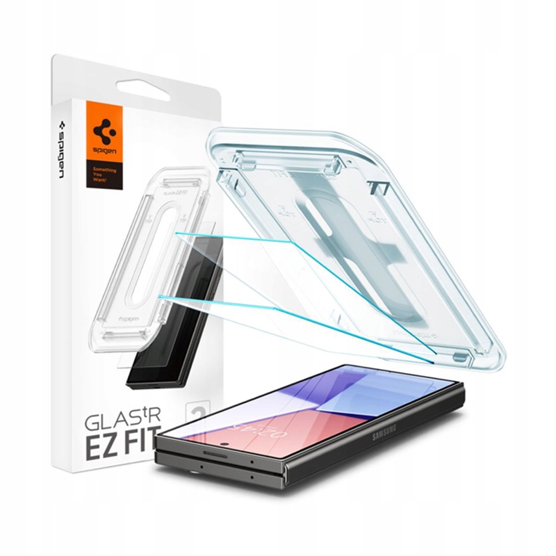 Spigen Glas.TR EZ Fit 2-Pack - Szkło hartowane do Samsung Galax Z Fold 6 (2