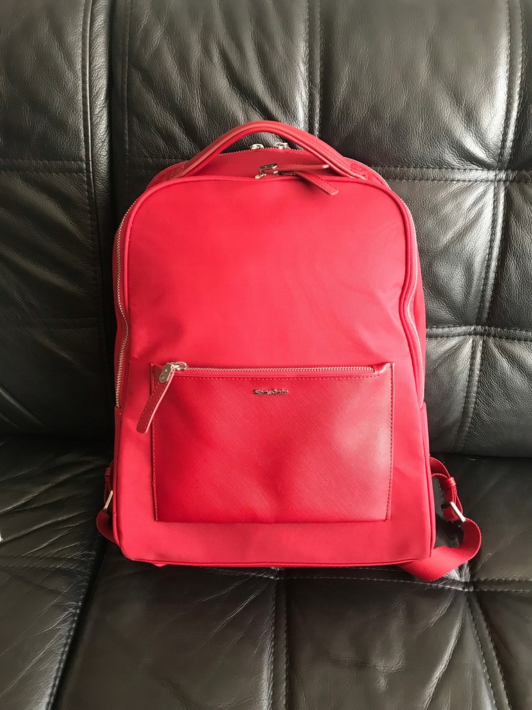 Samsonite Karissa XS Mały Plecak Damski Czerwony Samsonite Karissa XS Mały Plecak Damski Czerwony