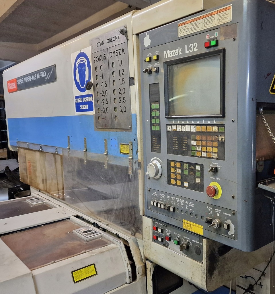 Wycinarka Laserowa Mazak SUPER TURBO X48 HI-PRO