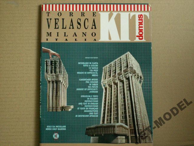 Купить Картонная модель TORRE VELASCA-MILANO 1/300: отзывы, фото, характеристики в интерне-магазине Aredi.ru