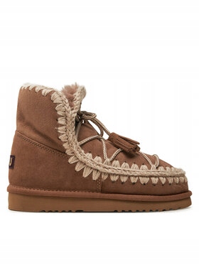 mou Śniegowce Eskimo Scoubidoo Lace FW101124A Brązowy