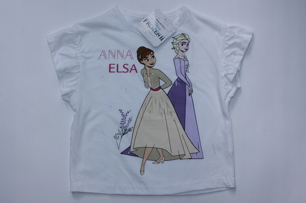 Disney Frozen 2 Bluzka T-shirt Koszulka 110 cm