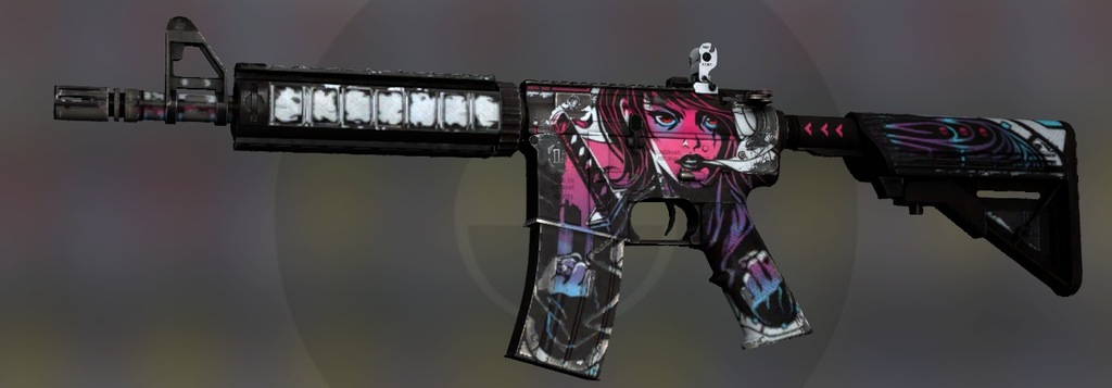 M4A4 NEO NOIR PB/FT CS GO skin