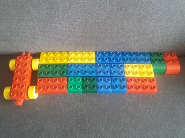 KLOCKI PASUJĄCE-ŁĄCZĄ SIĘ Z LEGO DUPLO-22 ELEMENTY