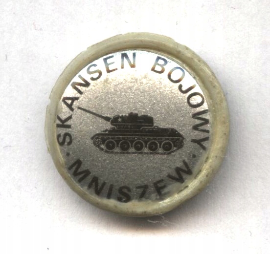 odznaka wojsko LWP czołg Skansen Bojowy Mniszew