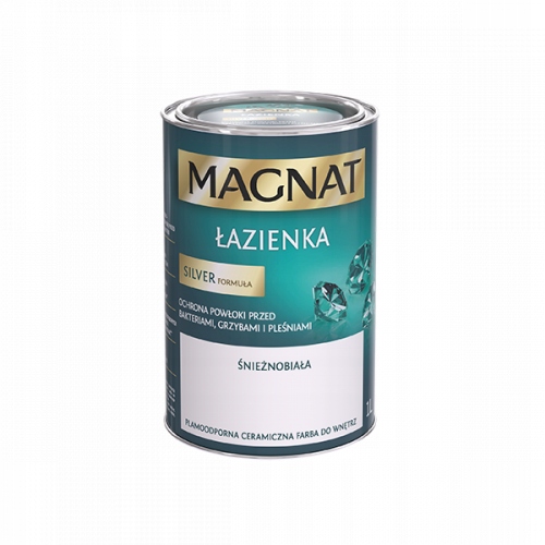 MAGNAT CERAMIC ŁAZIENKA Biała 1L Farba Do Łazienki 8180034544