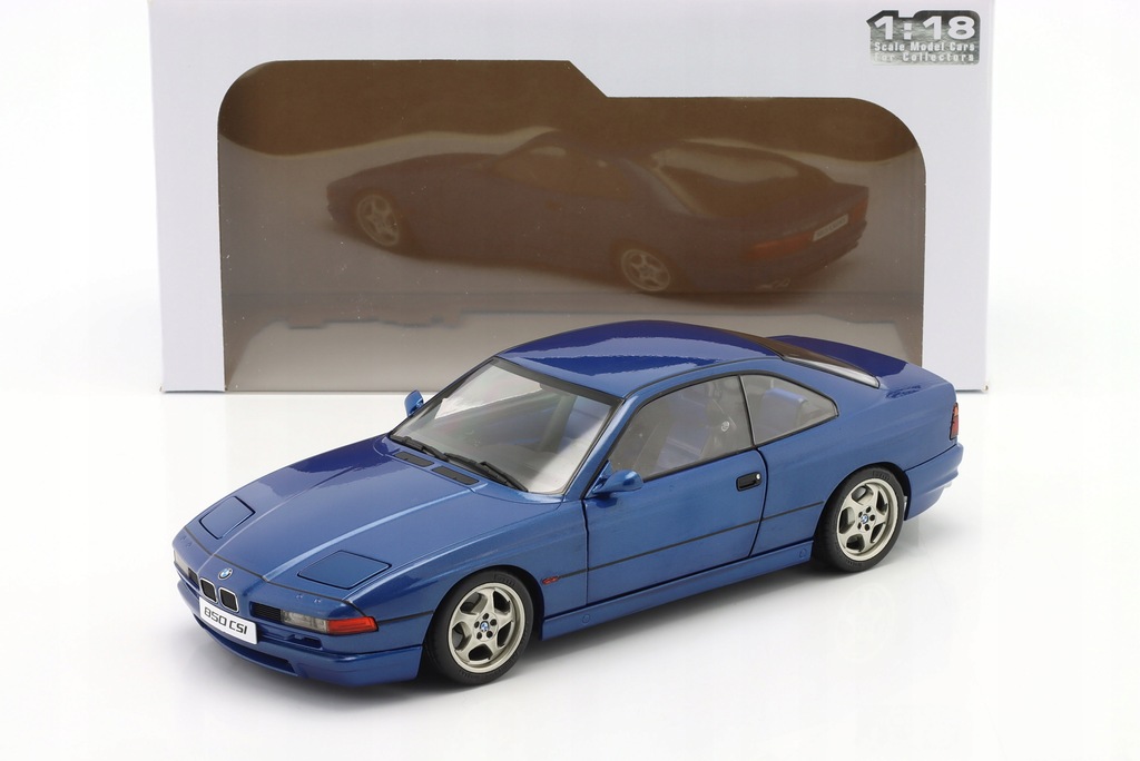 SOLIDO BMW 850 CSI (E31) 1990 Tobago Blue 1:18