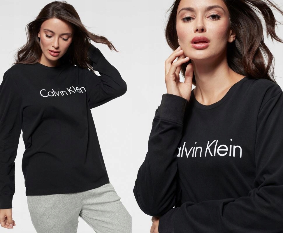 CALVIN KLEIN CZARNA DAMSKA BLUZKA S - 7888048422 - oficjalne archiwum