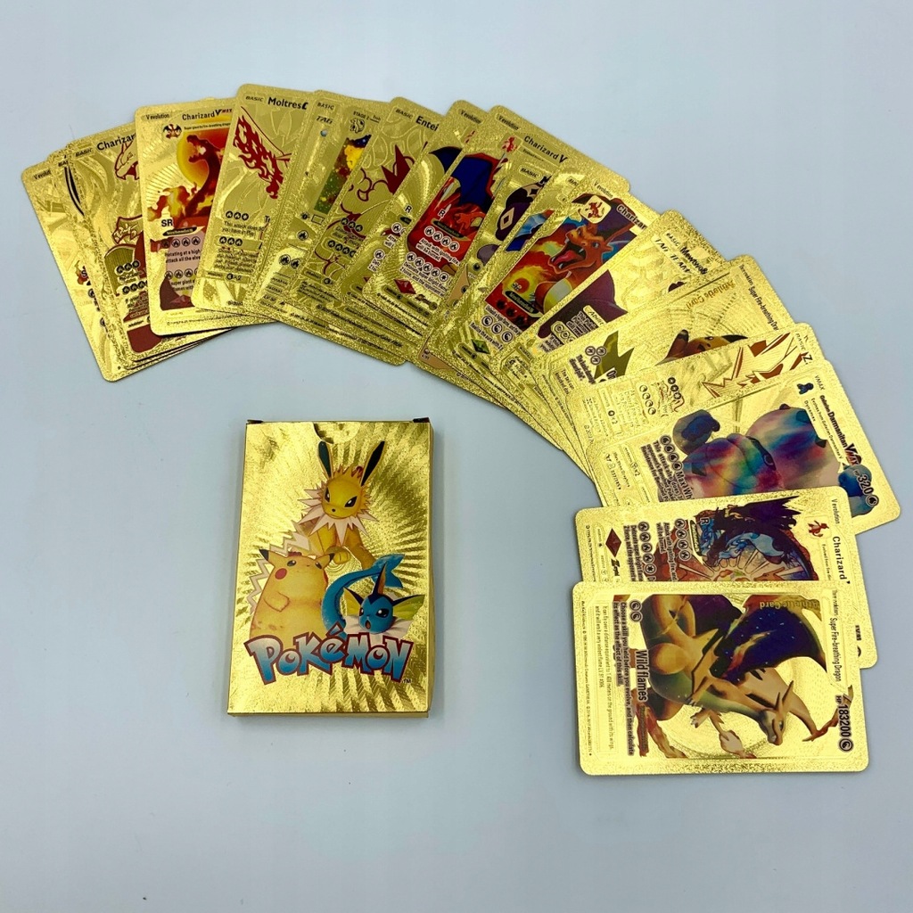 Купить КОЛЛЕКЦИОННЫЕ ЗОЛОТЫЕ КАРТЫ POKEMON GOLD EDITION: отзывы, фото и ...