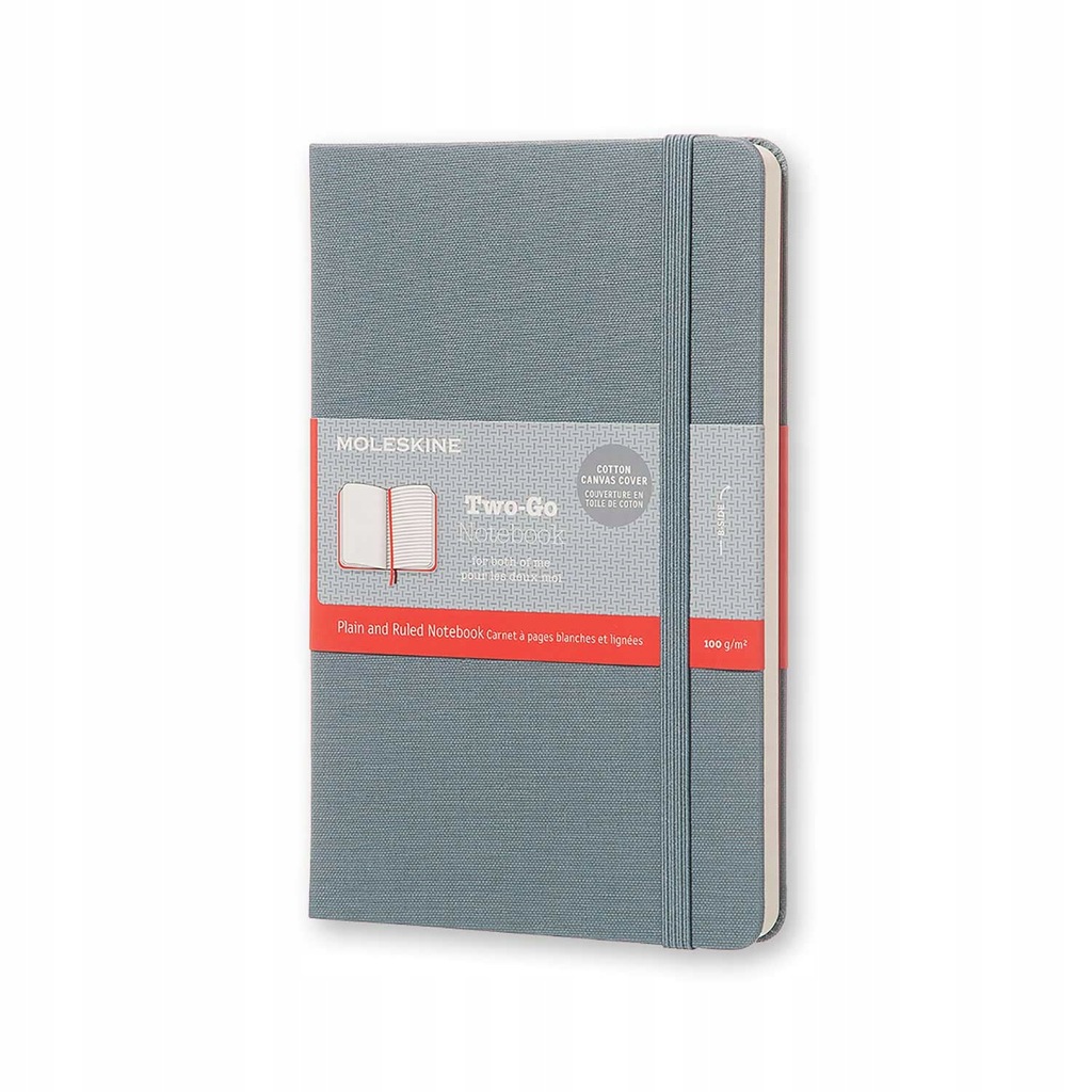 Notatnik Moleskine Two-Go M Saxe Blue