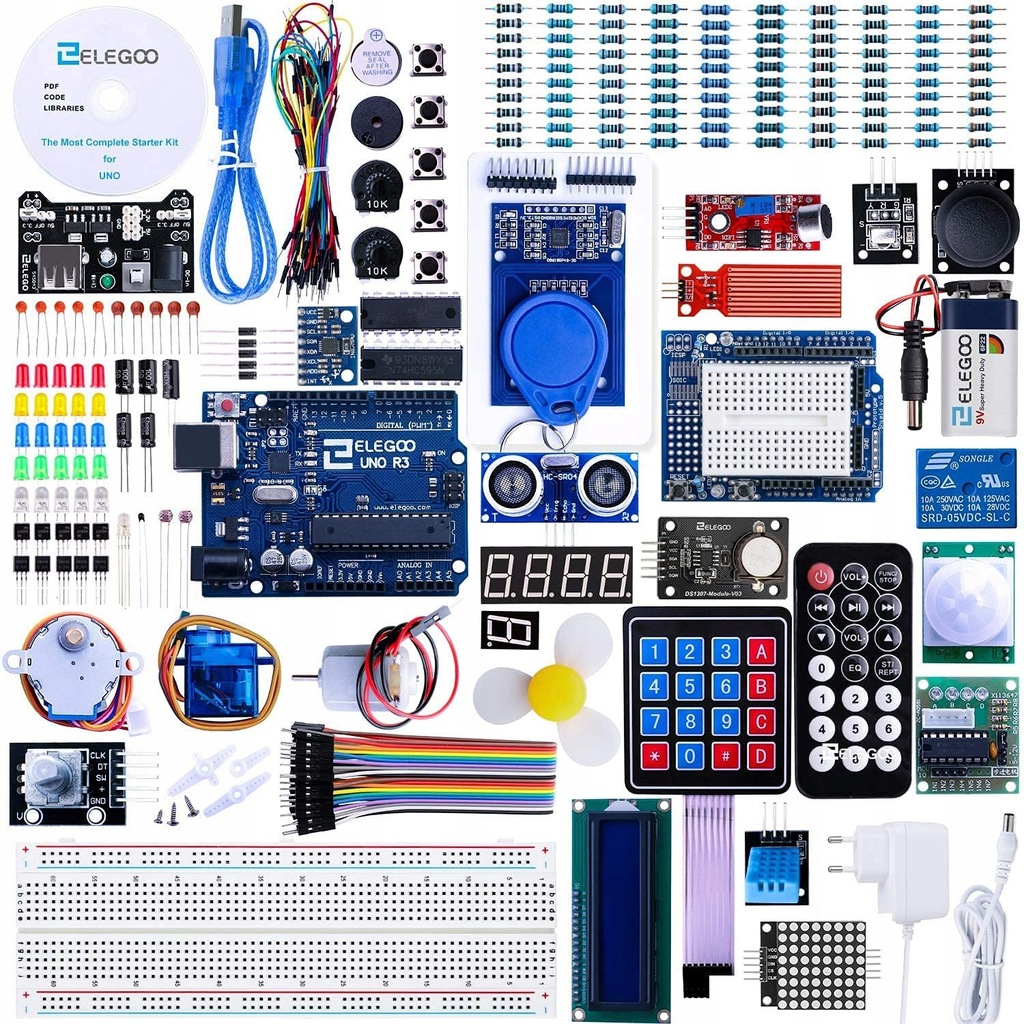 ELEGOO AKCESORIA DO ARDUINO STARTER KIT MEGA 2560