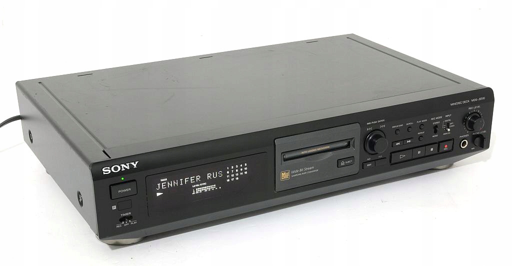 SONY MDS-JE510 FIRMOWY ODTWARZACZ MINIDISC ! - 14261186315