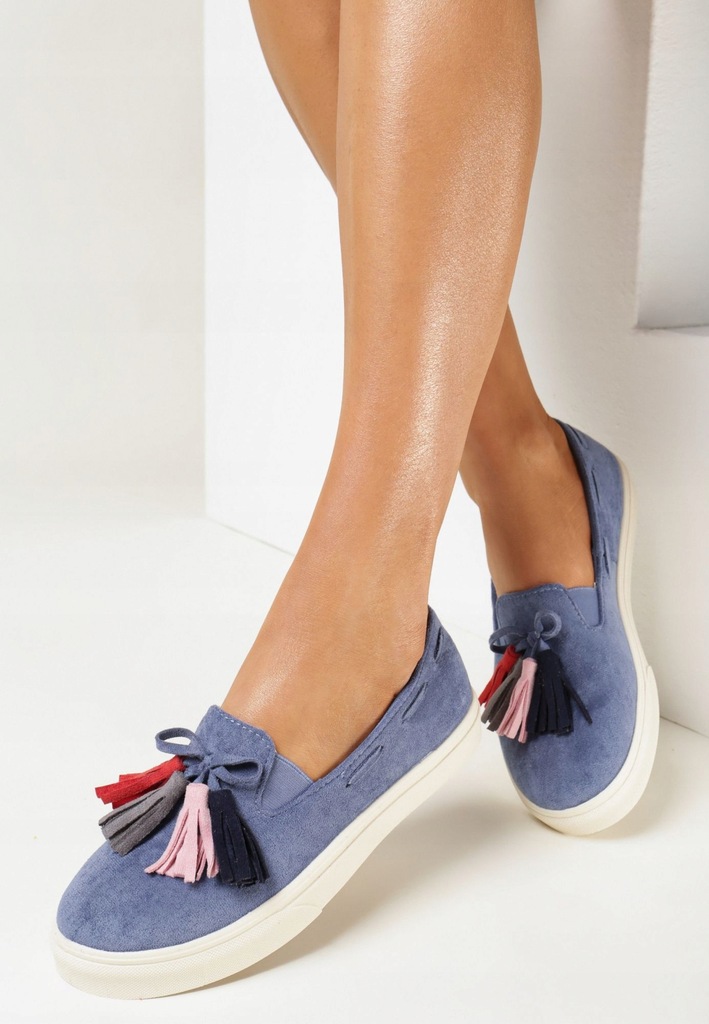 Born2Be Niebieskie Tenisówki damskie 36 Casual