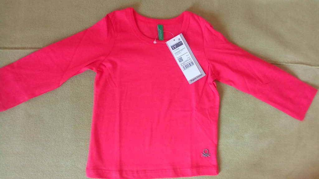 BLUZA BLUZKA BENETTON NOWA 82 cm 1-2 lata BCM WAWA