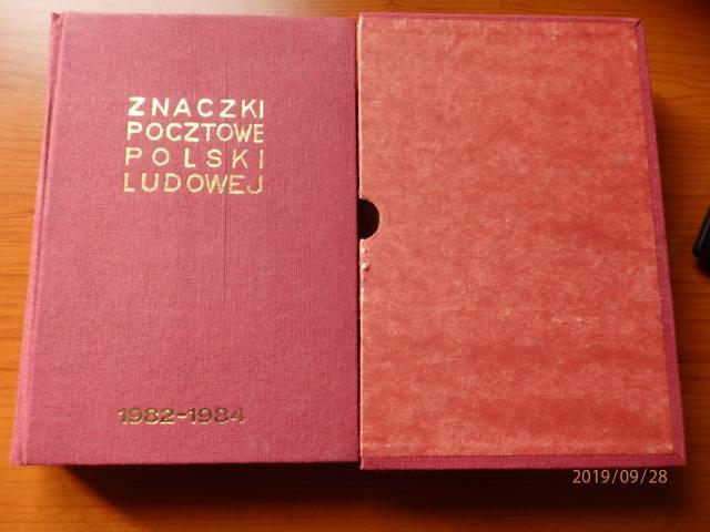 ZNACZKI POCZTOWE XV tom 1982-1984 znaczki bez 1984