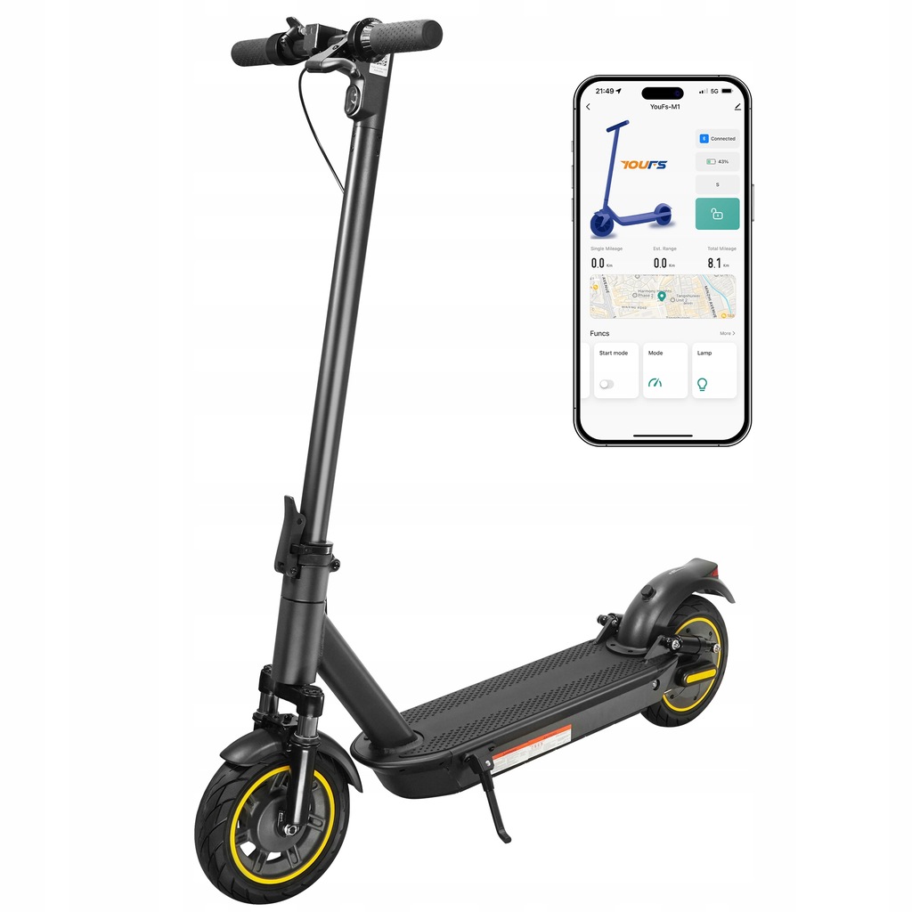 10"Hulajnogi Elektryczne K1 max PRO 500W 15AH 35KM/H+Smart APP