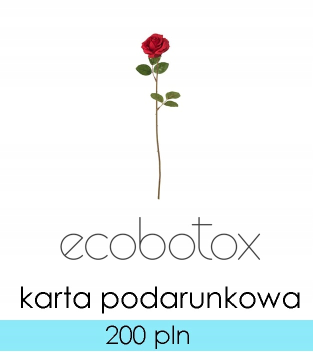 Karta podarunkowa ECOBOTOX naturalne kosmetyki