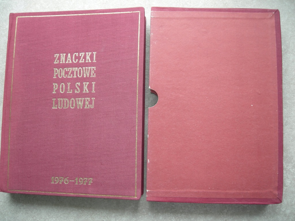 ZNACZKI POCZTOWE POLSKI LUDOWEJ TOM XII ALBUM KLASER 1976-1977.