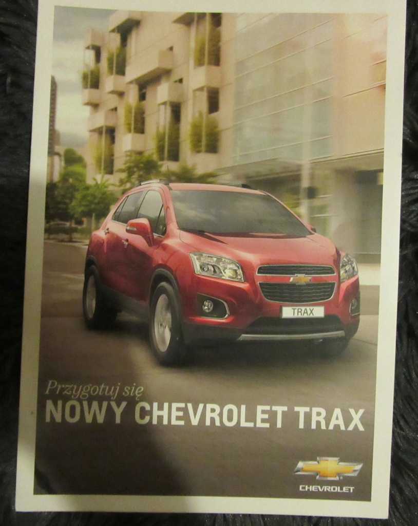 Prospekt folder broszura Chevrolet Trax 5 str PL