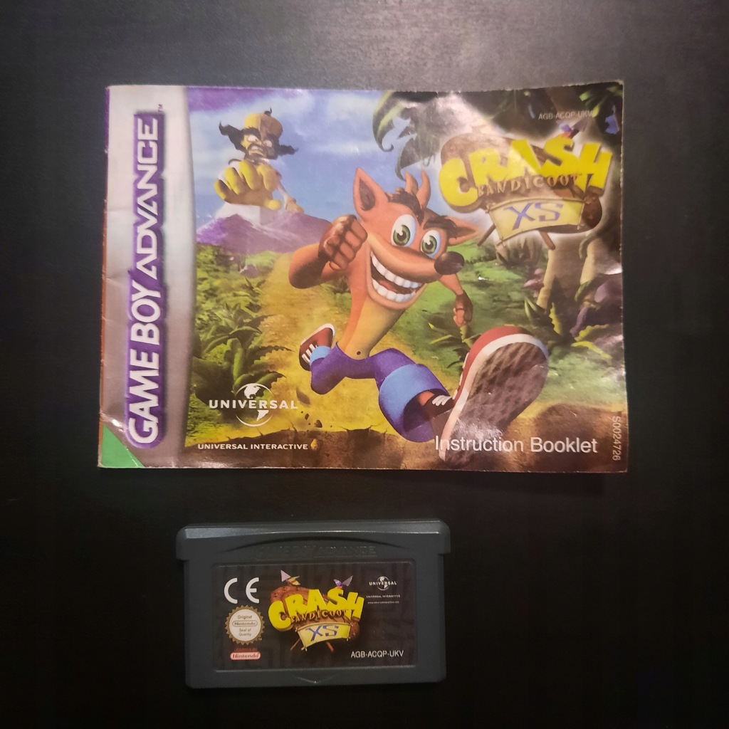 Gra Crash Bandicout Nintendo Game Boy Advance