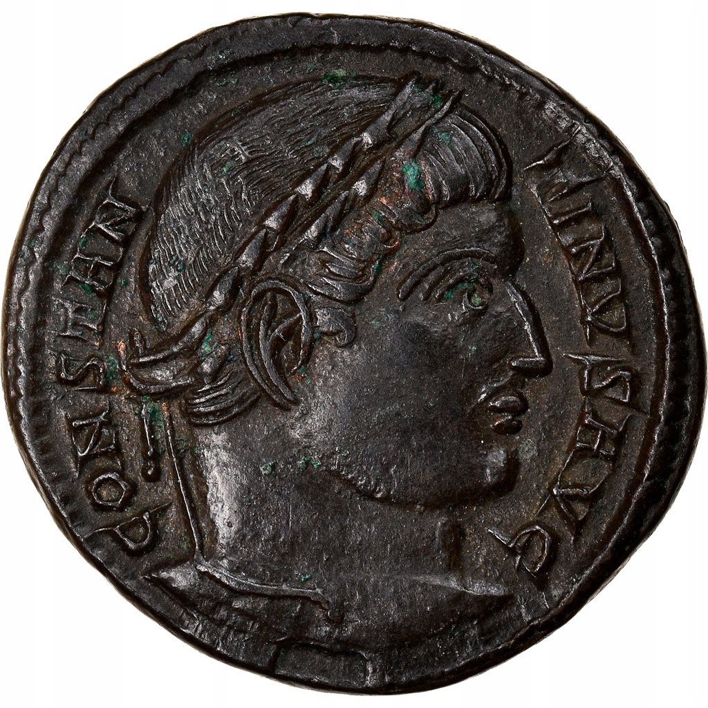Moneta, Constantine I, Nummus, 325-326, Trier, AU(