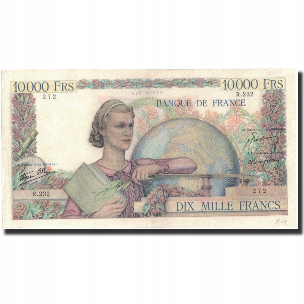 Francja, 10,000 Francs, 1946-09-05, AU(50-53), Fay