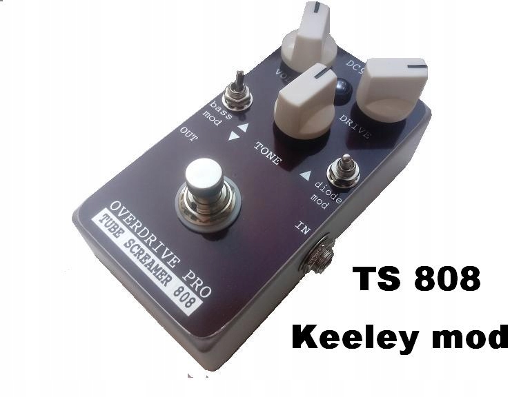 Tube Screamer TS808 overdrive Keeley mod clone - 8770367704