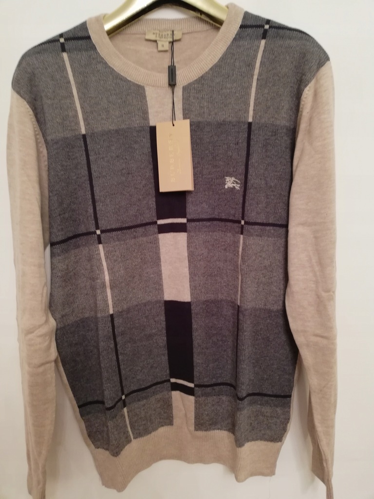 SUPER elegancki sweter BURBERRY nowa kolekcja M