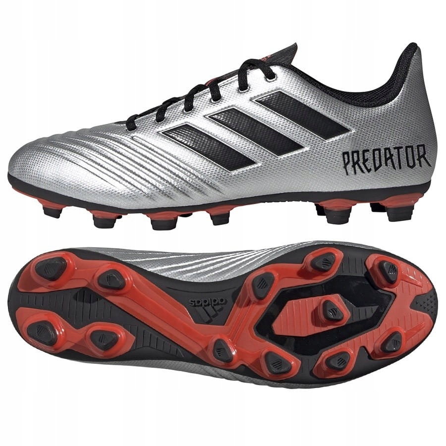 Buty adidas Predator 19.4 FxG F35597 SZARY; 39 1/3