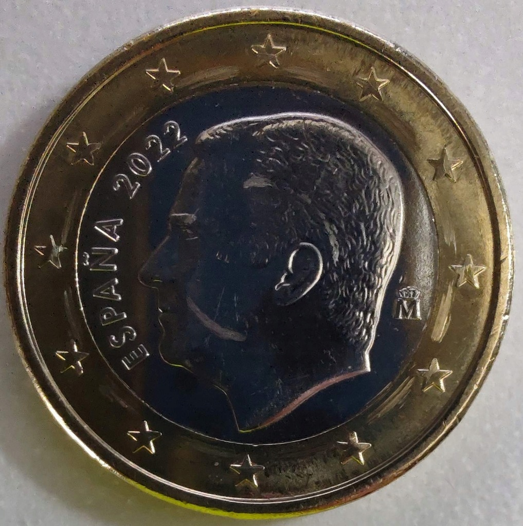 1285 - Hiszpania 1 euro, 2022