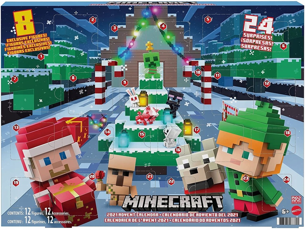 MINECRAFT KALENDARZ ADWENTOWY 2021 11968270633 oficjalne archiwum