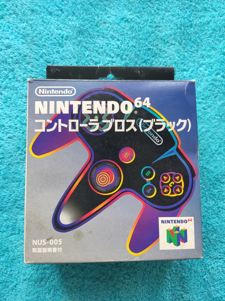 Kontroler Nintendo 64+box+instrukcja
