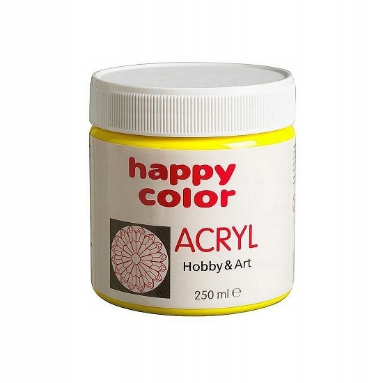 Farby akrylowe Happy Color żółty 1 szt. 250 ml