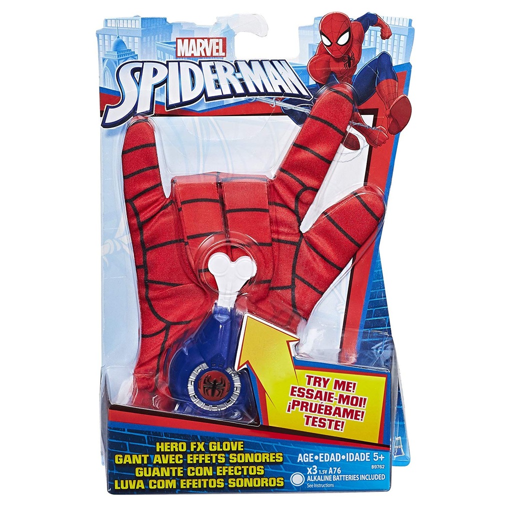 SPIDERMAN RĘKAWICA BOHATERA B9762 dźwięki