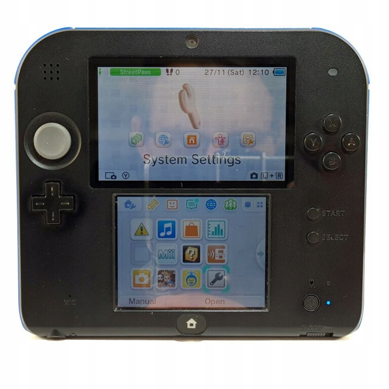 KONSOLA NINTENDO 2DS 3DS + ŁADOWARKA I ETUI