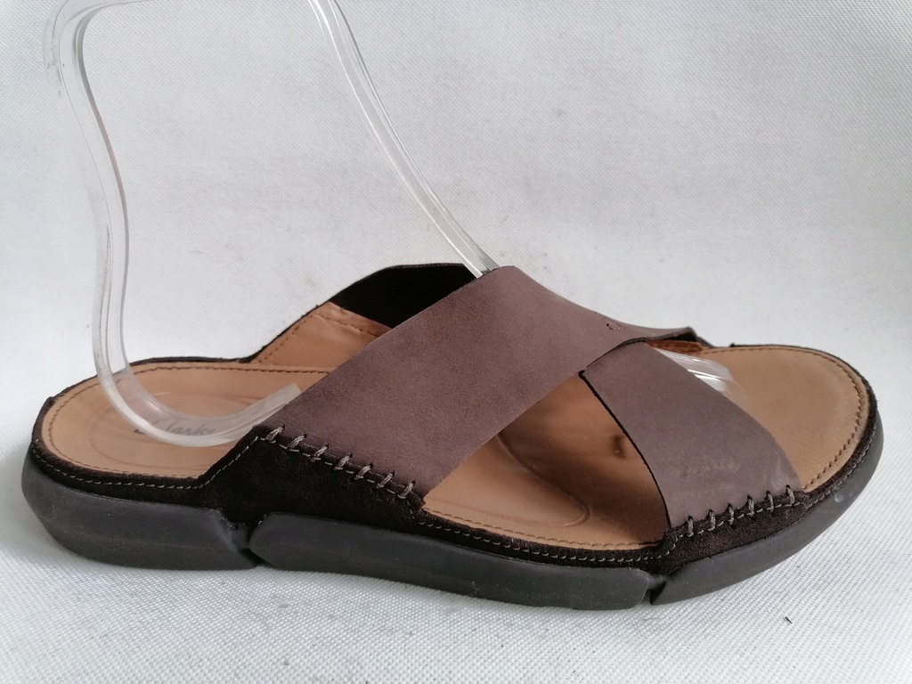 CLARKS trigenic - MARKOWE KLAPKI r. 44,5 skóra