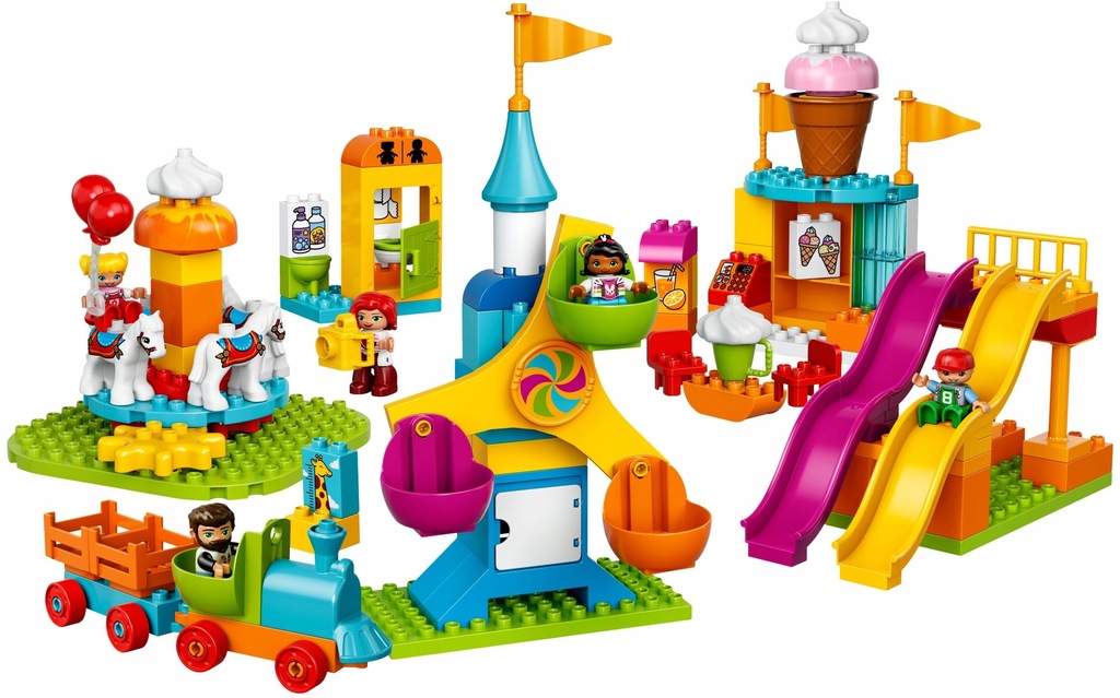 Купить LEGO DUPLO Bricks Большой парк развлечений 10840: отзывы, фото, характеристики в интерне-магазине Aredi.ru