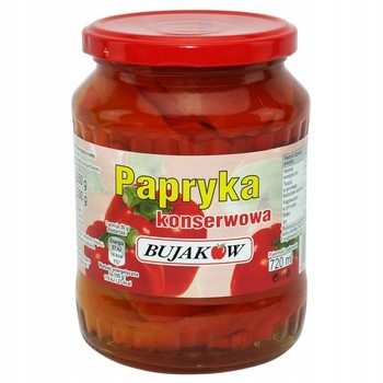Papryka Konserwowa 720 Ml Bujaków