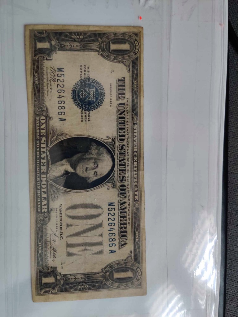 1 DOLAR 1928 SERIA A 3-