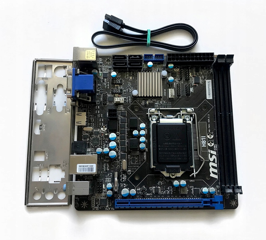Płyta główna MSI H81I / s.1150 / Mini ITX / Win10 12503330477