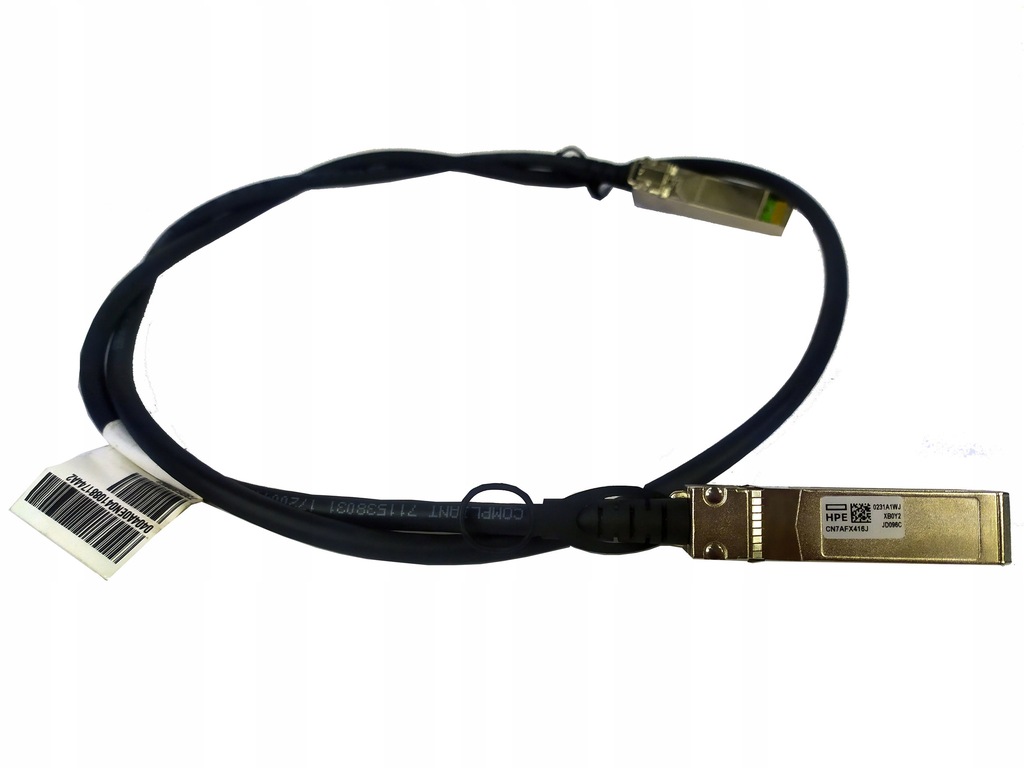HP JD096C X240 10Gbps SFP+ SFP+ 1.2m DA Cable used